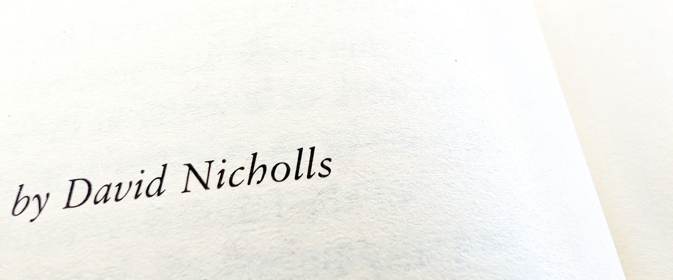 David Nicholls